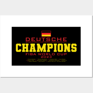 Germany / FIBA World Cup 2023 Champions Posters and Art